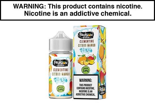 CLEMENTINE CITRUS MANGO ICE BY FRUISION 100ML CLEMENTINE CITRUS MANGO ICE BY FRUISION 100ML