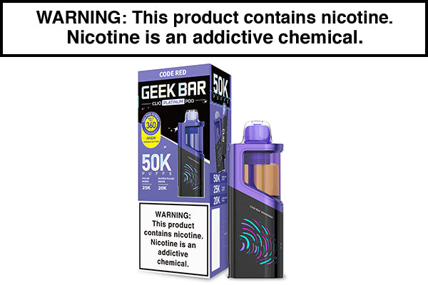 GEEK BAR CLIO PLATINUM DISPOSABLE VAPE PODS - 50,000 PUFFS - Vape Juice