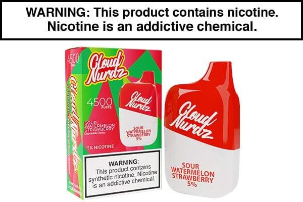 Cloud Nurdz 4500 Puff 5% Disposable Vape - $9.99 - Vape Juice
