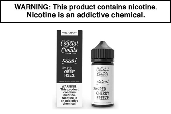 ICED RED CHERRY FREEZE BY COASTAL CLOUDS 100ML