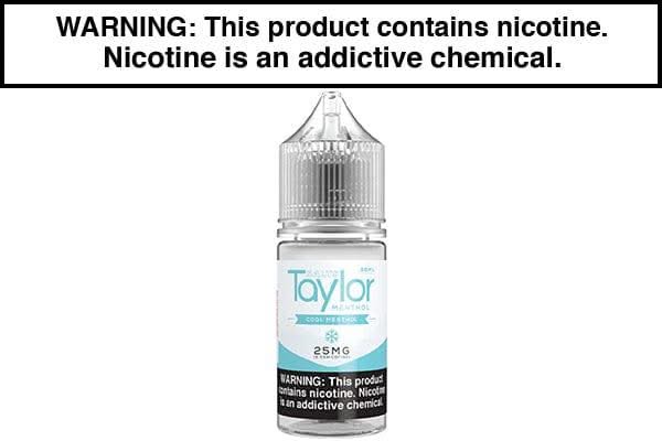COOL MENTHOL BY TAYLOR SALTS 30ML COOL MENTHOL BY TAYLOR SALTS 30ML