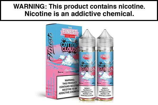 COTTON CLOUDS BY THE FINEST SWEET AND SOUR SERIES 120ML COTTON CLOUDS BY THE FINEST SWEET AND SOUR SERIES 120ML