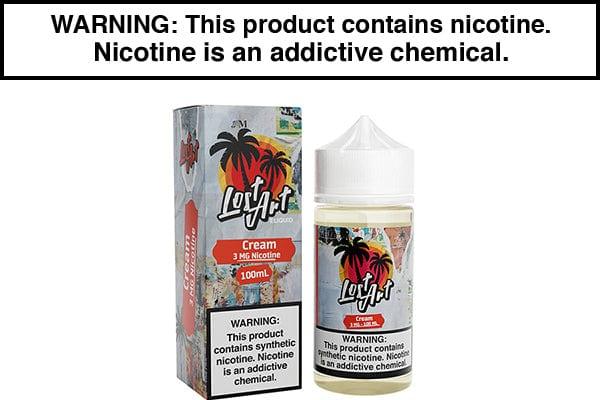 CREAM BY LOST ART 100ML - Vape Juice