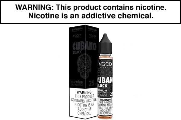 CUBANO BLACK BY VGOD SALT 30ML
