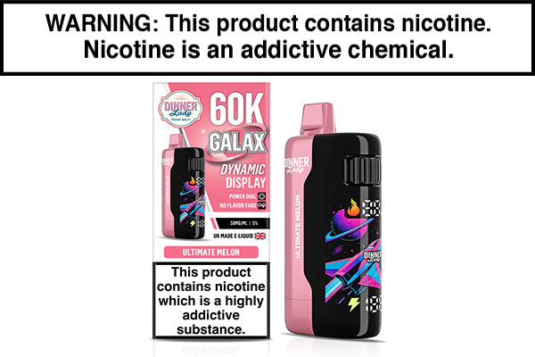 DINNER LADY GALEX 60K DISPOSABLE VAPE - 60,000 PUFFS Ultimate Melon