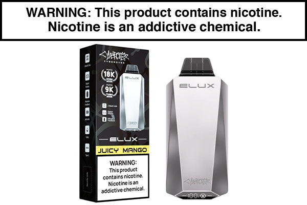 ELUX CYBEROVER DISPOSABLE VAPE - 18,000 PUFFS - Vape Juice