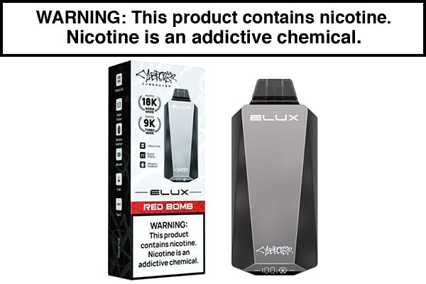 ELUX CYBEROVER DISPOSABLE VAPE - 18,000 PUFFS - Vape Juice