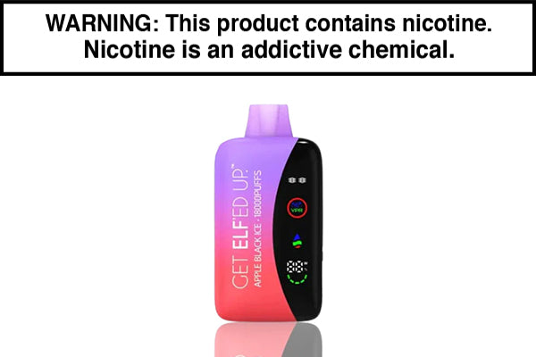 ELF VPR 18K DISPOSABLE VAPE - 18,000 PUFFS Apple Black Ice
