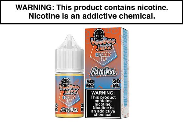 ENERGY ICE BY VOODOO JOOS FLAVORMAX SALTS 30ML ENERGY ICE BY VOODOO JOOS FLAVORMAX SALTS 30ML