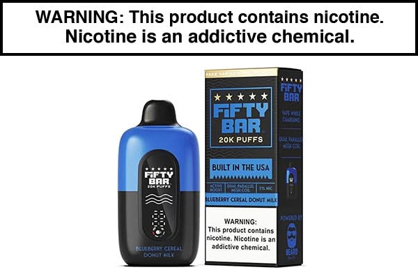 FIFTY BAR V2 20K DISPOSABLE VAPE - 20,000 PUFFS FIFTY BAR V2 20K DISPOSABLE VAPE - 20,000 PUFFS