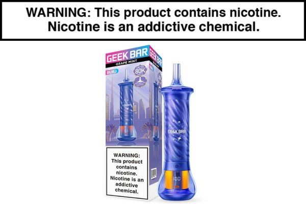 GEEK BAR BURJ DISPOSABLE E-HOOKAH - 80,000 PUFFS