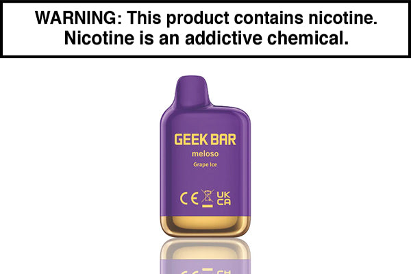 GEEK BAR MELOSO MINI DISPOSABLE VAPE - 1500 PUFFS Grape Ice