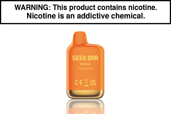 GEEK BAR MELOSO MINI DISPOSABLE VAPE - 1500 PUFFS Passion Fruit