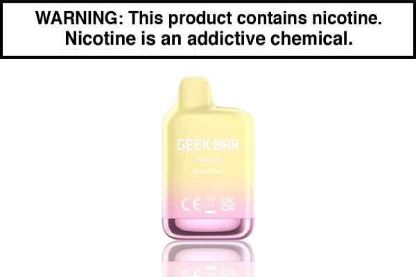 GEEK BAR MELOSO MINI DISPOSABLE VAPE - 1500 PUFFS Peach Ice