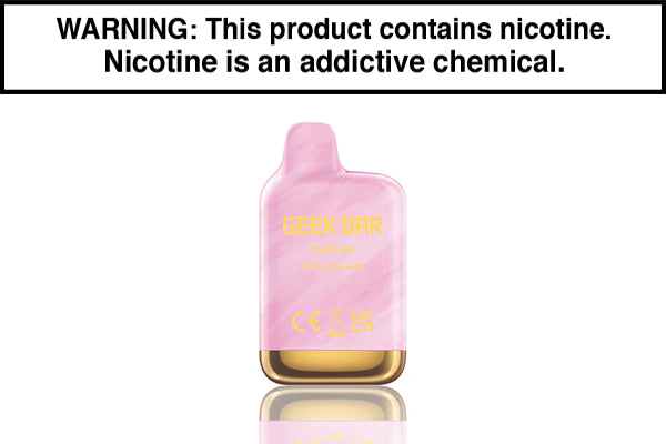 GEEK BAR MELOSO MINI DISPOSABLE VAPE - 1500 PUFFS Pink Lemonade