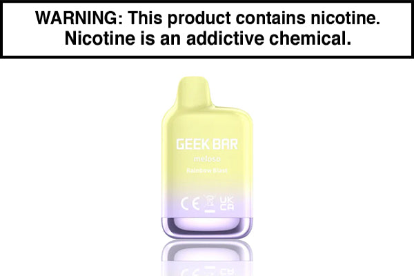 GEEK BAR MELOSO MINI DISPOSABLE VAPE - 1500 PUFFS Rainbow Blast