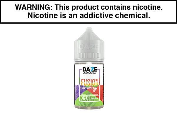 15ml vape juice GRAPE APPLE ALOE BY 7 DAZE FUSION SALT 15ML/30ML