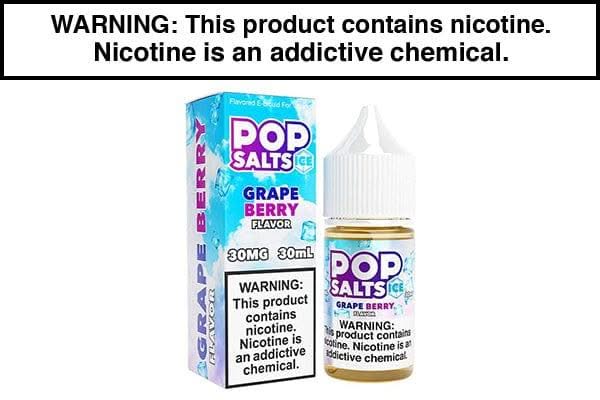 GRAPE BERRY ICE BY POP SALTS 30ML