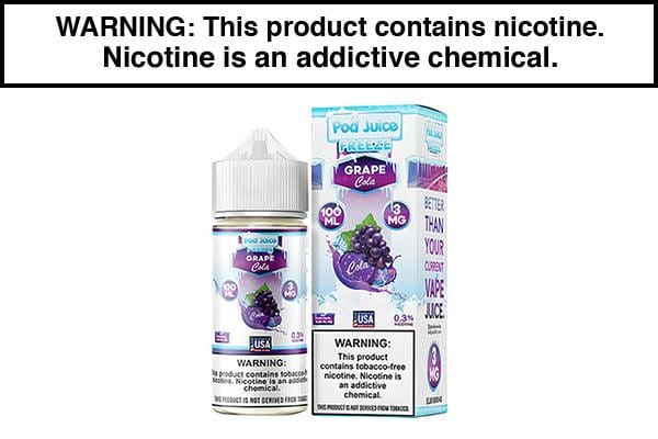 GRAPE COLA FREEZE BY POD JUICE 100ML - Vape Juice
