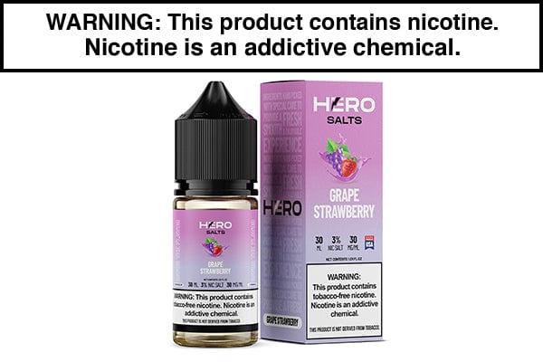 GRAPE STRAWBERRY BY HERO SALTS 30ML - Vape Juice