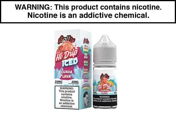 GUAVA LAVA ICED BY HI-DRIP SALTS 30ML GUAVA LAVA ICED BY HI-DRIP SALTS 30ML