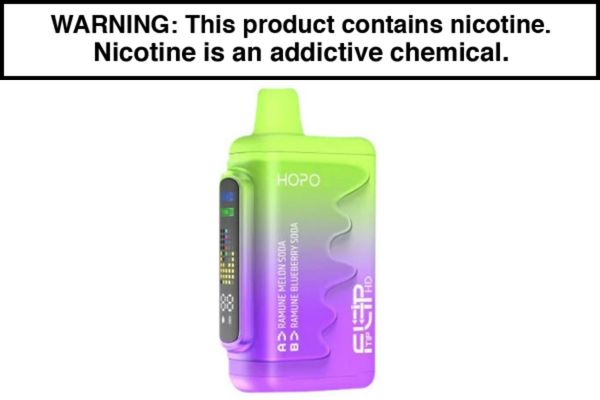HOPO FLIPTIP HD DISPOSABLE VAPE - 16,000 PUFFS