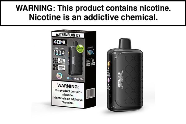 HORIZONTECH 100K DISPOSABLE VAPE - 100,000 PUFFS Watermelon Ice