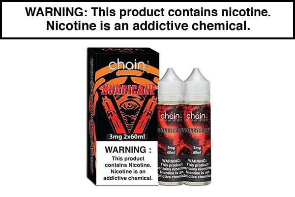 HURRICANE BY CHAIN VAPEZ 120ML HURRICANE BY CHAIN VAPEZ 120ML