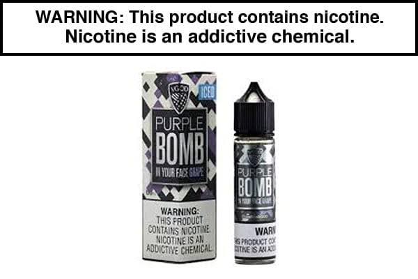 ICED PURPLE BOMB BY VGOD 60ML - Vape Juice