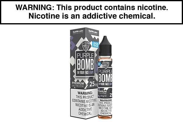 ICED PURPLE BOMB BY VGOD SALT 30ML