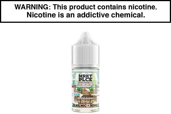 ICED WATERMELON HULABERRY LIME BY MRKT PLCE SALTS 30ML
