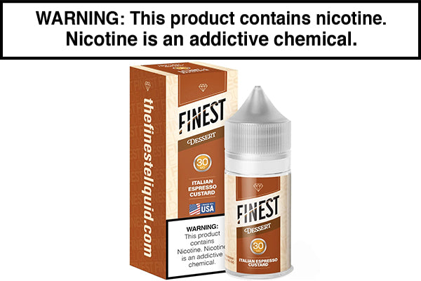 ITALIAN ESPRESSO CUSTARD BY FINEST SALT 30ML