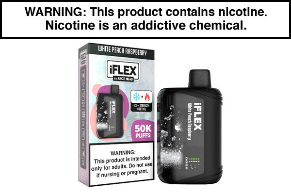 JUICE HEAD IFLEX MELATINE DISPOSABLE VAPE - 50,000 PUFFS