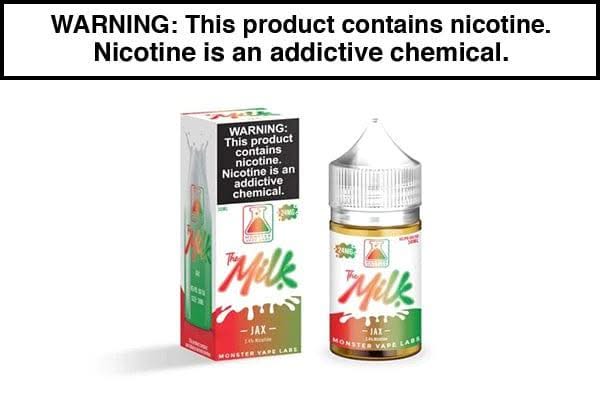 JAX BY THE MILK SALT NIC 30ML JAX BY THE MILK SALT NIC 30ML