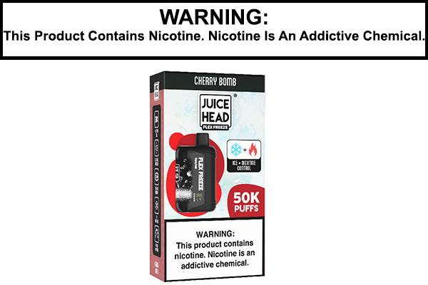 JUICE HEAD FLEX FREEZE 50K DISPOSABLE VAPE - 50,000 PUFFS JUICE HEAD FLEX FREEZE 50K DISPOSABLE VAPE - 50,000 PUFFS