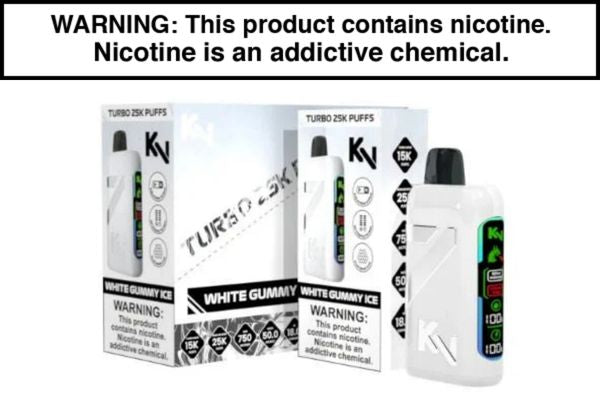 KV TURBO DISPOSABLE VAPE - 25,000 PUFFS
