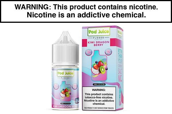 KIWI DRAGON BERRY BY POD JUICE SALT PJ5000 SERIES 30ML KIWI DRAGON BERRY BY POD JUICE SALT PJ5000 SERIES 30ML