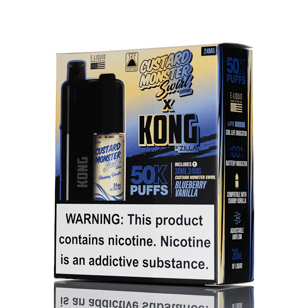 Monster Vape Labs X Kong by Zilla 50K Puffs Disposable 2.4% 30mL