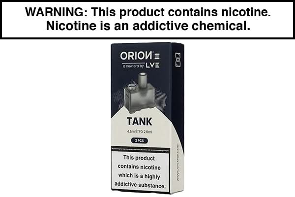 LVE ORION II 4.5ML REPLACEMENT TANKS (2-PACK)