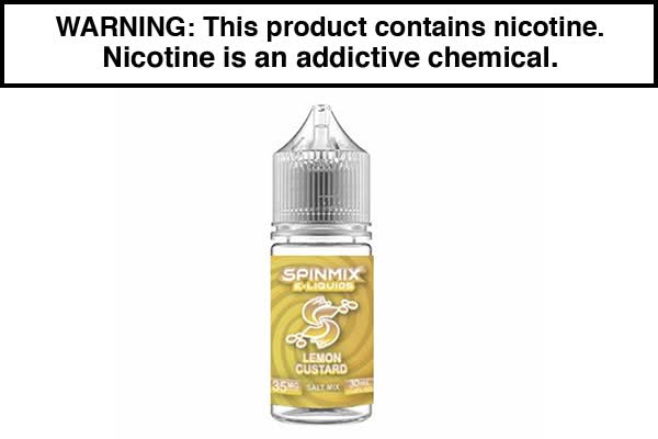LEMON CUSTARD BY SPINMIX SALTS 30ML - Vape Juice