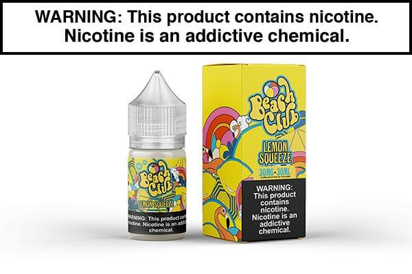 LEMON SQUEEZE BY BEACH CLUB SALTS 30ML LEMON SQUEEZE BY BEACH CLUB SALTS 30ML