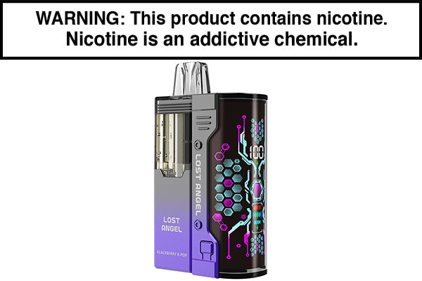 LOST ANGEL MATE 50K DISPOSABLE VAPE - 50,000 PUFFS Blackberry B-Pop