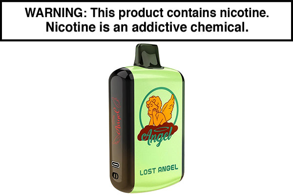 LOST ANGEL PRO MAX 20K DISPOSABLE VAPE - 20,000 PUFFS Sour Apple Ice