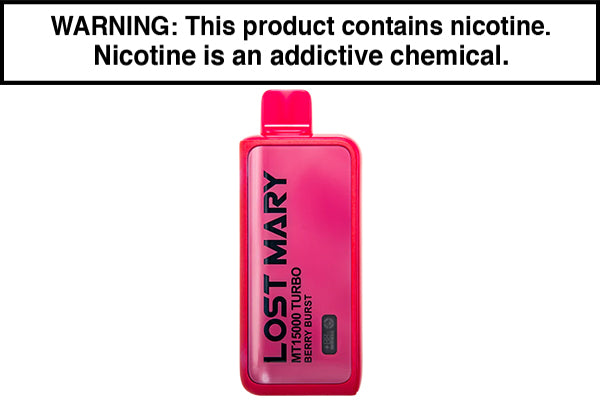 LOST MARY MT15000 TURBO DISPOSABLE VAPE - 15,000 PUFFS Berry Burst