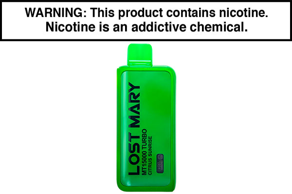 LOST MARY MT15000 TURBO DISPOSABLE VAPE - 15,000 PUFFS Citrus Sunrise