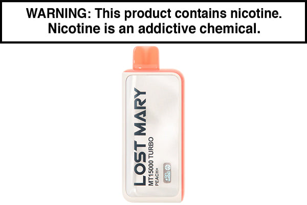 LOST MARY MT15000 TURBO DISPOSABLE VAPE - 15,000 PUFFS Peach+