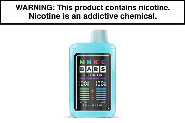 MNKE Bar XL ZERO 25K Puff Disposable Vape - $12.95 - Vape Juice