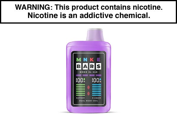 MNKE Bar XL ZERO 25K Puff Disposable Vape - $12.95 - Vape Juice