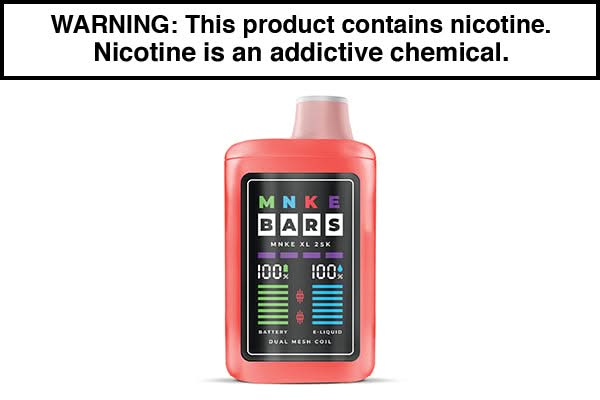 MNKE Bar XL ZERO 25K Puff Disposable Vape - $12.95 - Vape Juice