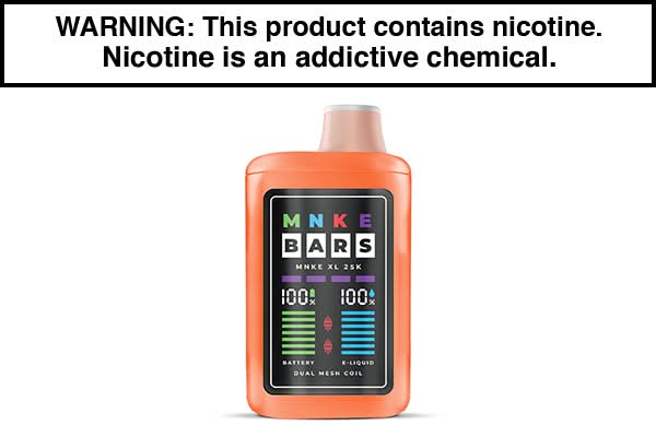 MNKE Bar XL ZERO 25K Puff Disposable Vape - $12.95 - Vape Juice